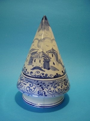 Ceramiche d-Arte di Albisola - Maiolica in Antico Savona, col "Bianco Natale".